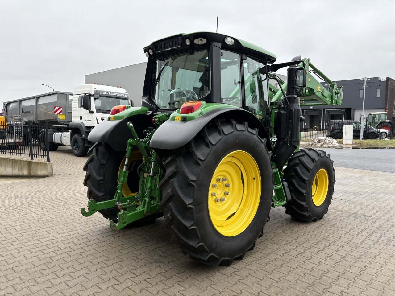 Traktor Türe ait John Deere 6100M met 603M voorlader, Gebrauchtmaschine içinde Beek en Donk (resim 7)