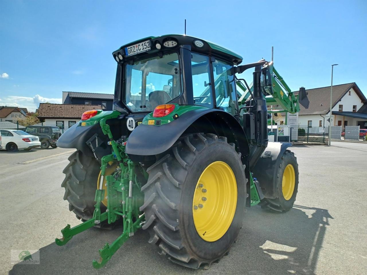 Traktor del tipo John Deere 6100M, Neumaschine en Triebes (Imagen 5)