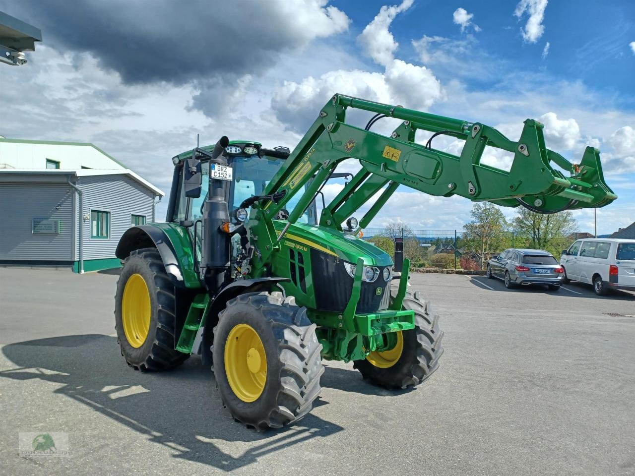 Traktor del tipo John Deere 6100M, Neumaschine en Triebes (Imagen 8)
