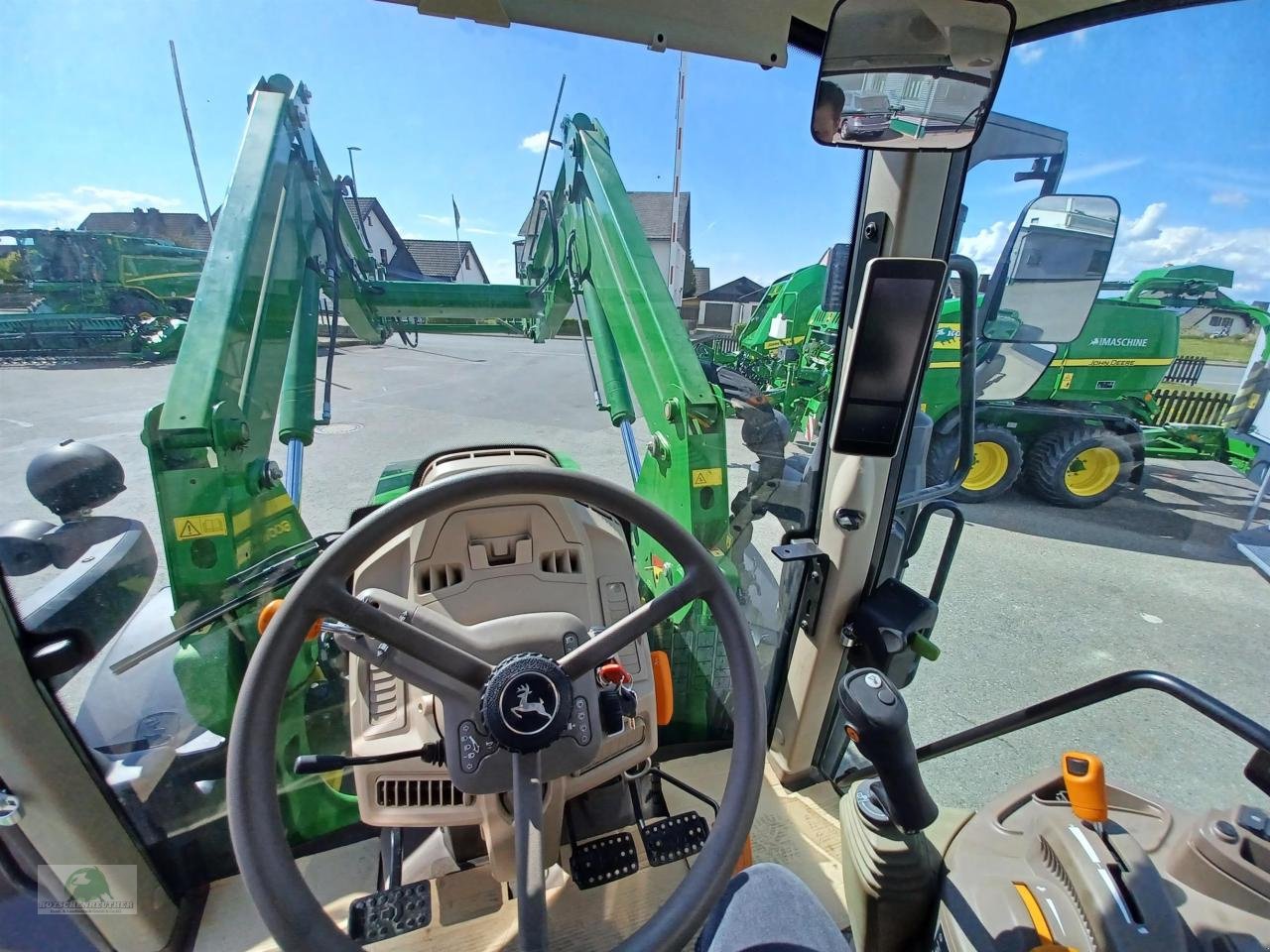 Traktor del tipo John Deere 6100M, Neumaschine en Triebes (Imagen 11)