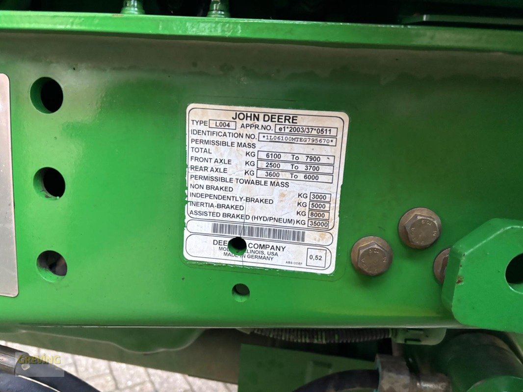 Traktor del tipo John Deere 6100MC, Gebrauchtmaschine en Ahaus (Imagen 15)