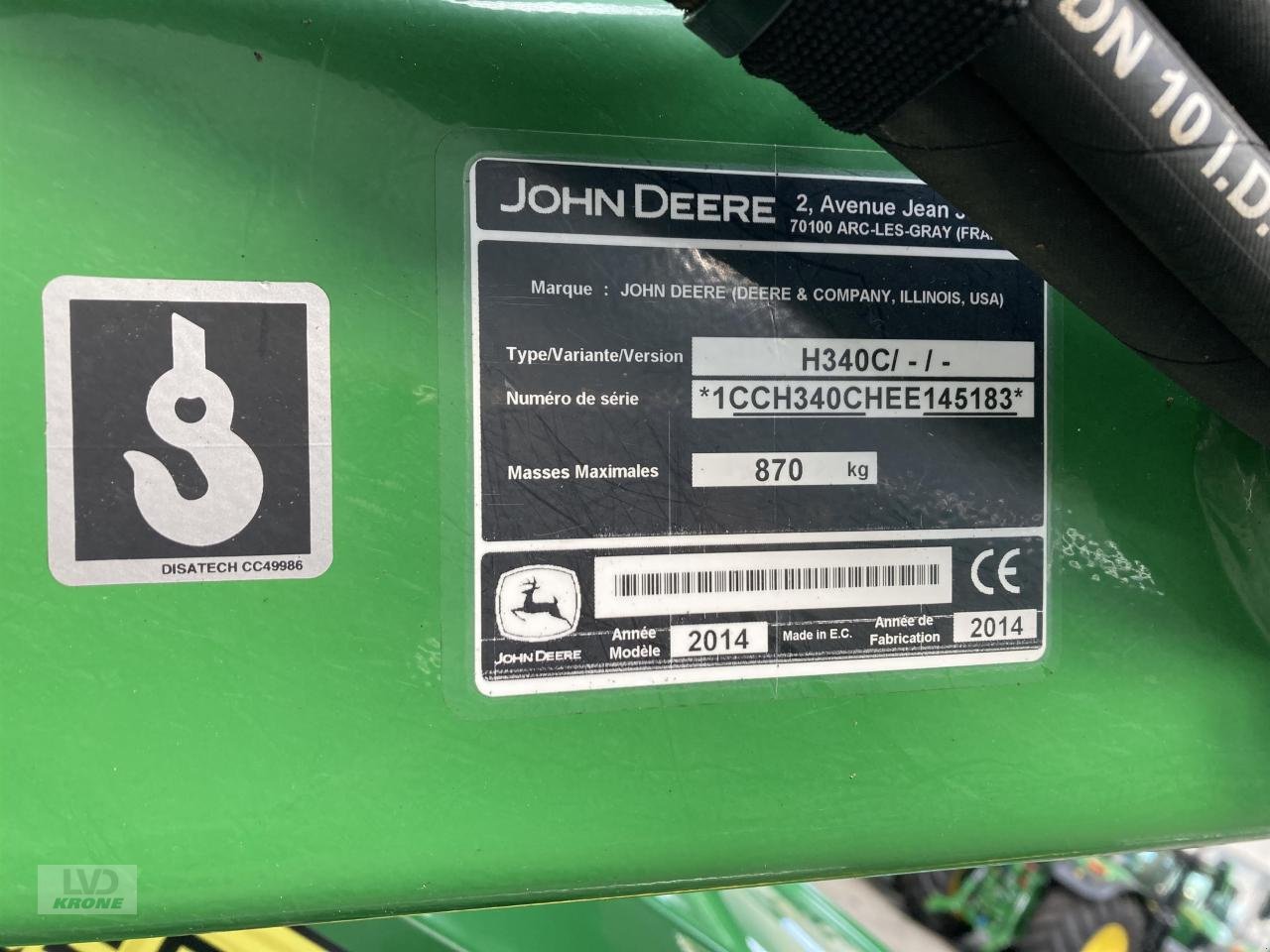 Traktor des Typs John Deere 6100RC, Gebrauchtmaschine in Spelle (Bild 15)