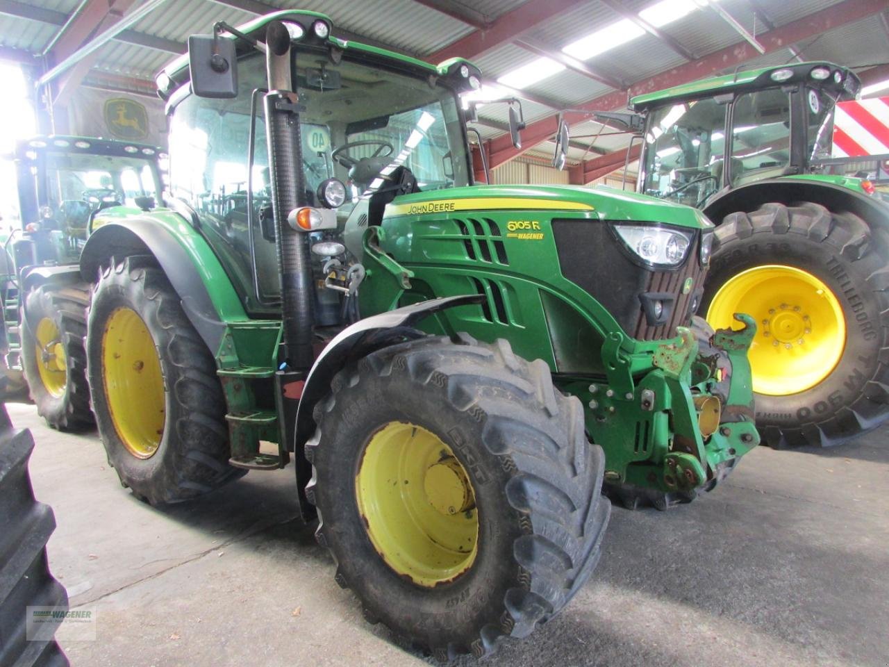 Traktor Türe ait John Deere 6105R AP, Gebrauchtmaschine içinde Bad Wildungen - Wega (resim 1)