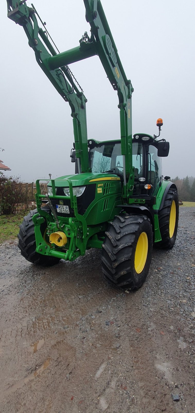 Traktor Türe ait John Deere 6105R, Gebrauchtmaschine içinde Hinterschmiding (resim 1)