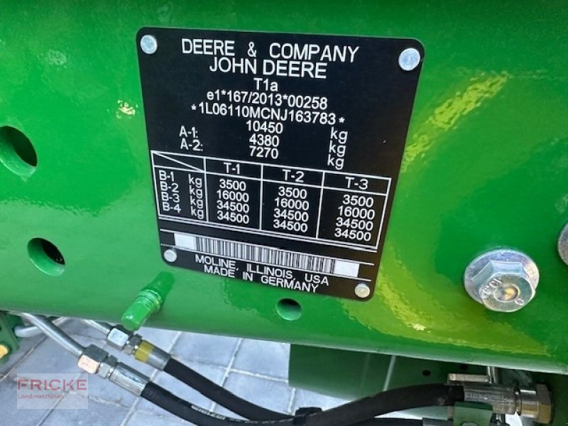 Traktor typu John Deere 6110 M, Gebrauchtmaschine w Bockel - Gyhum (Zdjęcie 2)
