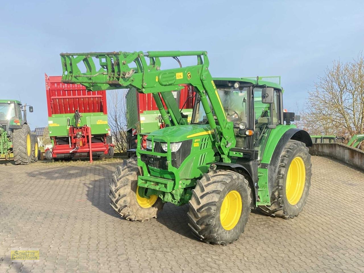 Traktor del tipo John Deere 6110 M, Gebrauchtmaschine In Marsberg-Giershagen (Immagine 8)