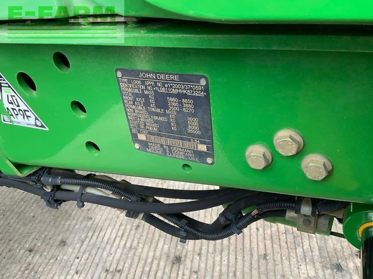 Traktor typu John Deere 6110m tractor (st24895), Gebrauchtmaschine v SHAFTESBURY (Obrázek 16)