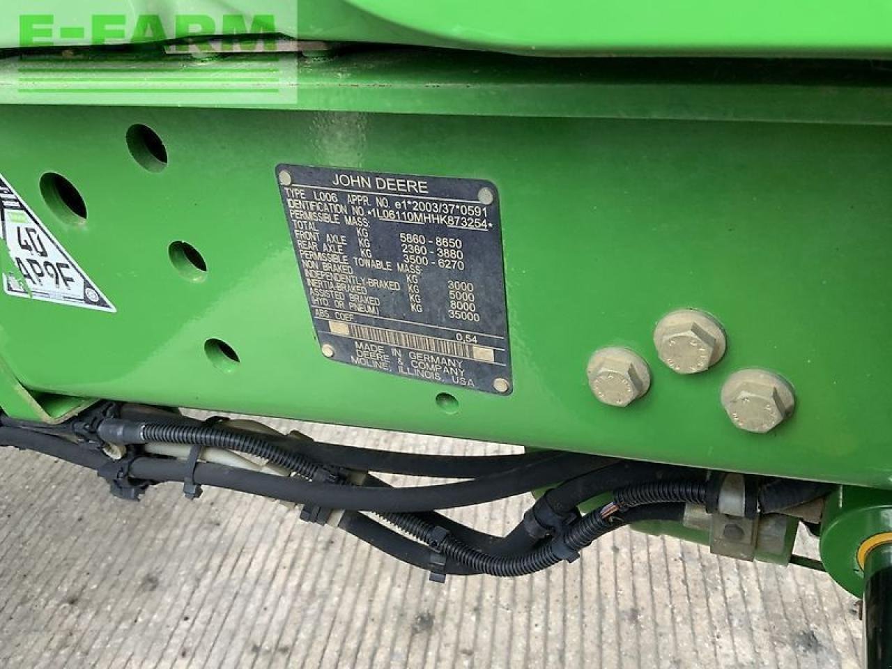 Traktor tip John Deere 6110m tractor (st24895), Gebrauchtmaschine in SHAFTESBURY (Poză 16)