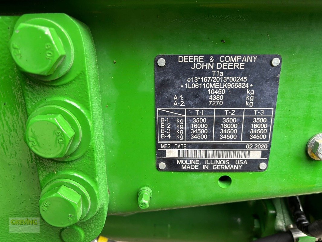 Traktor des Typs John Deere 6110M, Gebrauchtmaschine in Ahaus (Bild 15)