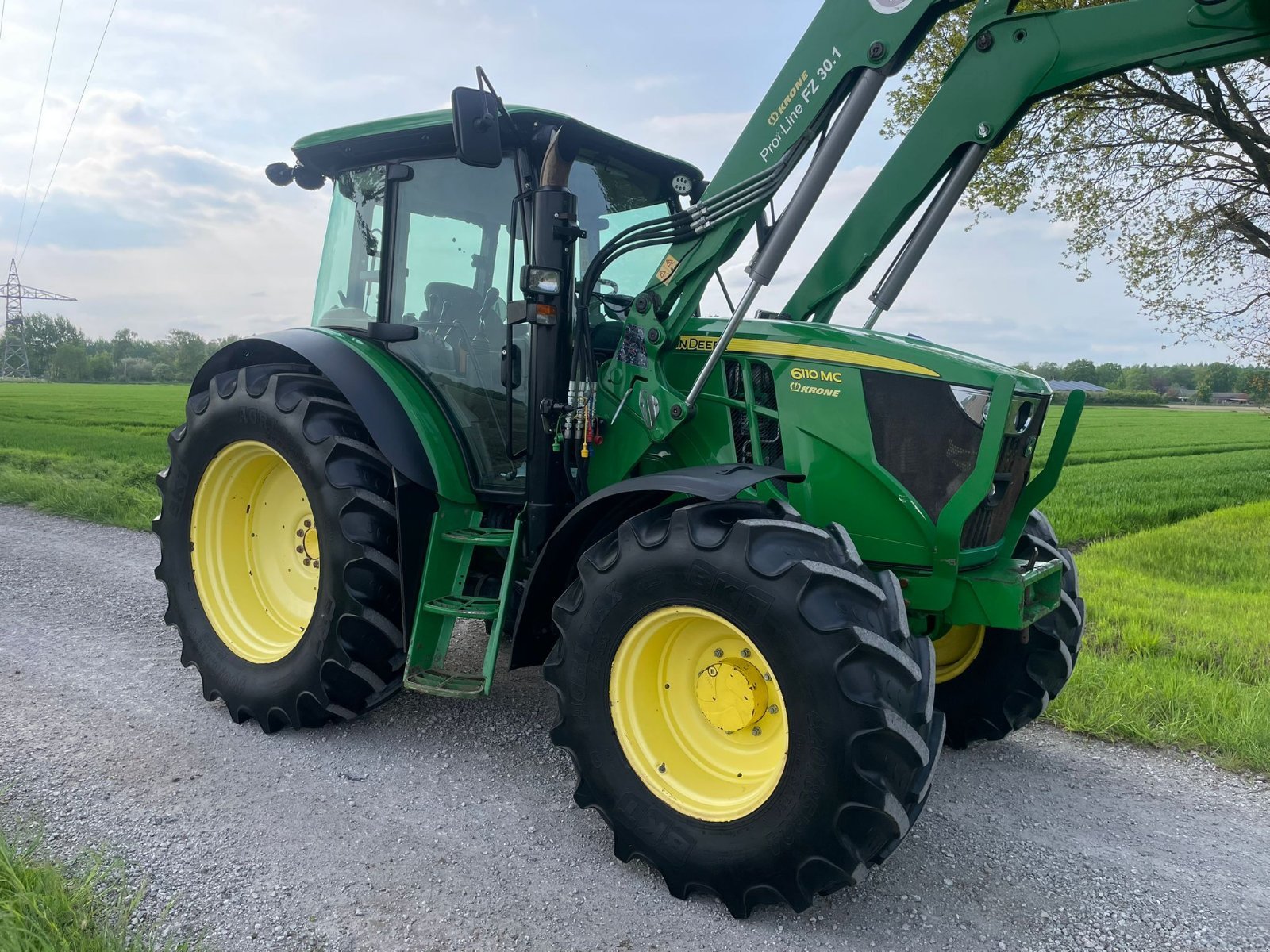 Traktor del tipo John Deere 6110MC, Gebrauchtmaschine en Dinklage (Imagen 8)