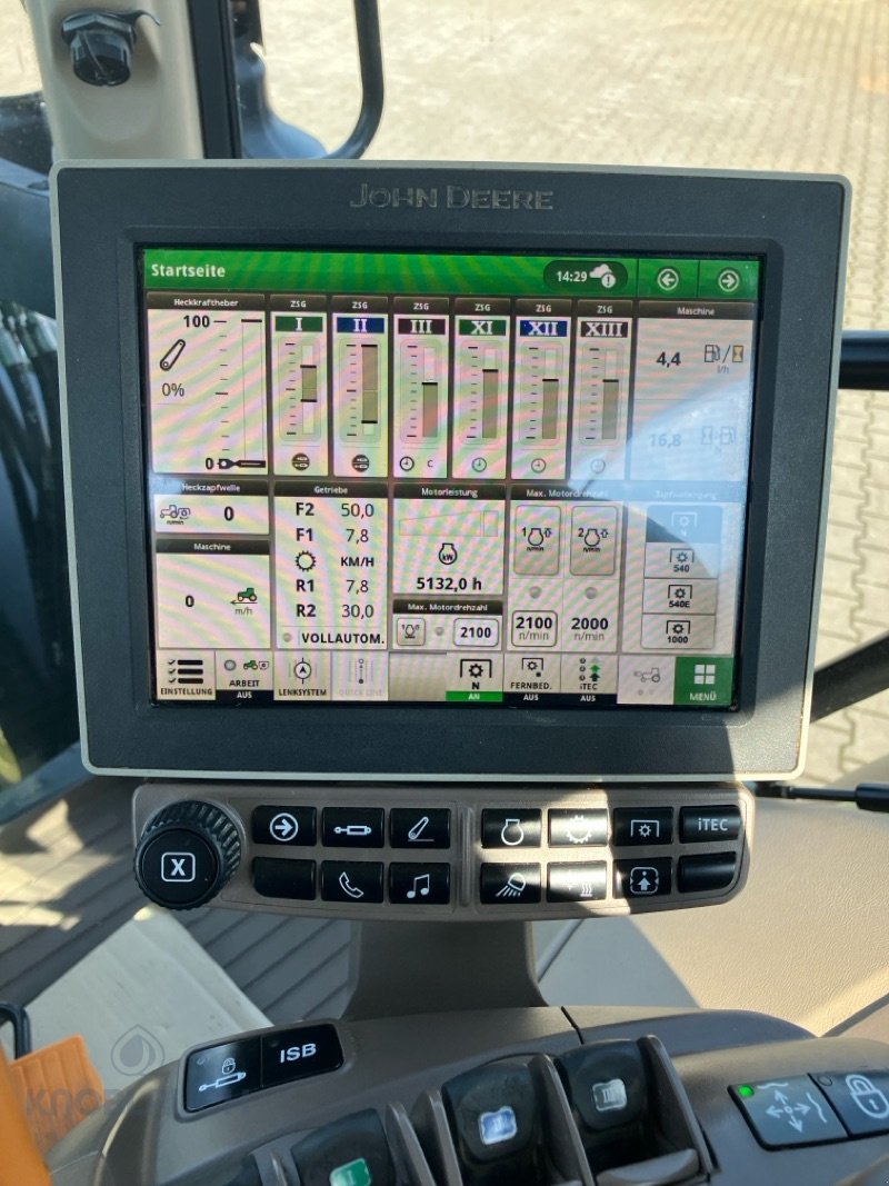 Traktor Türe ait John Deere 6110R, Gebrauchtmaschine içinde Stockach (resim 15)