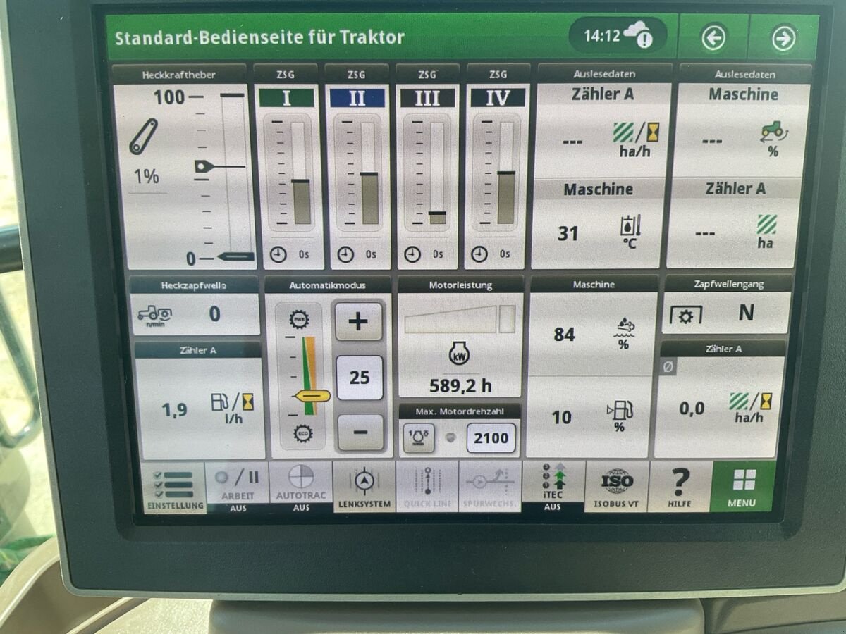 Traktor Türe ait John Deere 6110R, Gebrauchtmaschine içinde Zwettl (resim 8)