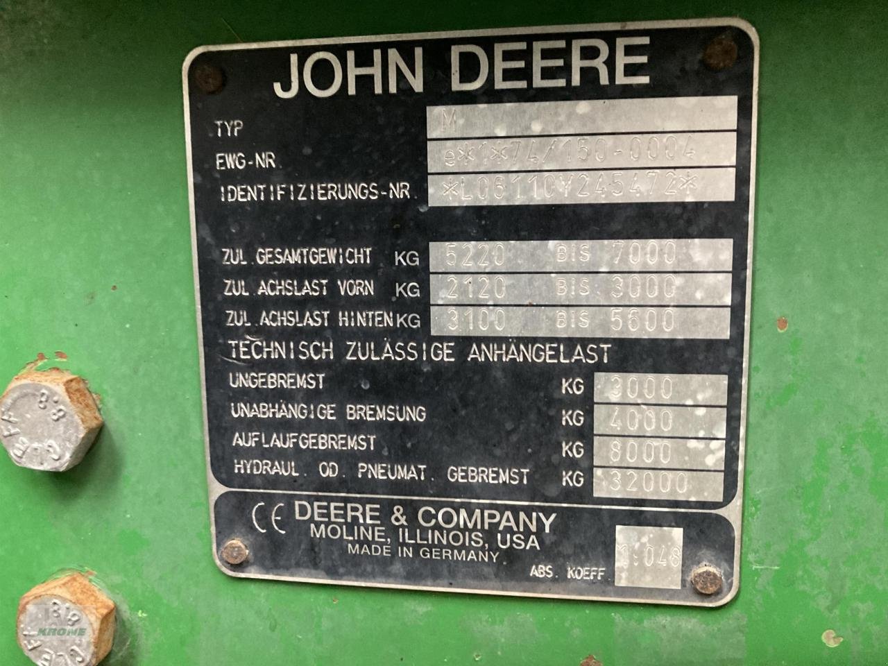 Traktor des Typs John Deere 6110SE, Gebrauchtmaschine in Spelle (Bild 13)