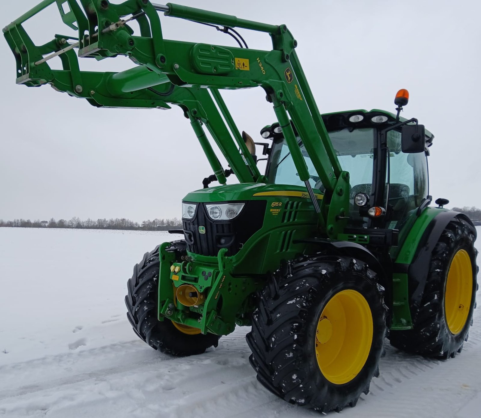 Traktor Türe ait John Deere 6115R, Gebrauchtmaschine içinde Oberschneiding (resim 1)