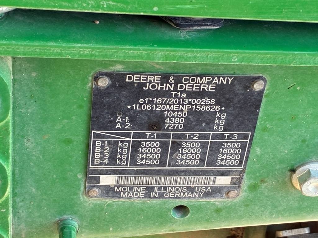 Traktor Türe ait John Deere 6120 M, Gebrauchtmaschine içinde Mern (resim 10)