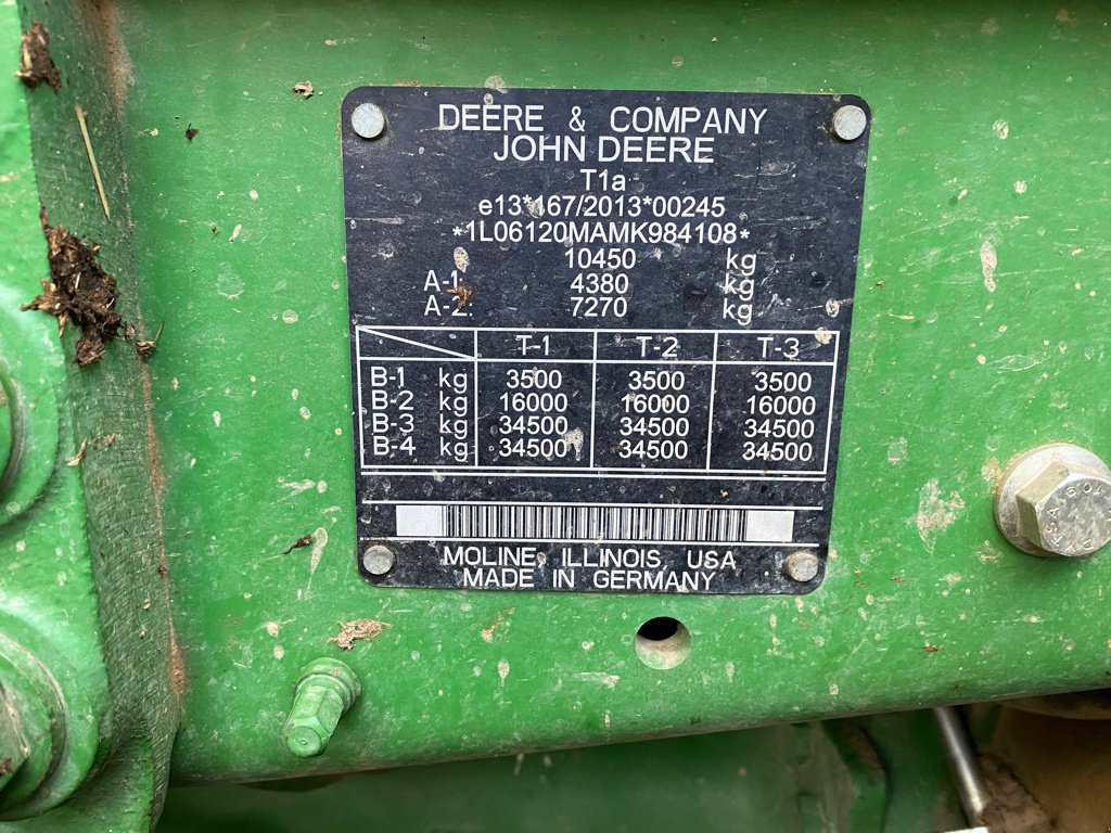 Traktor des Typs John Deere 6120 M, Gebrauchtmaschine in PIERRE BUFFIERE (Bild 11)