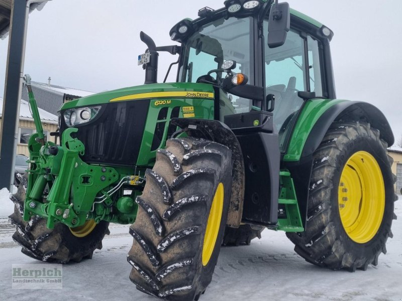 Traktor typu John Deere 6120 M, Vorführmaschine v Drebach (Obrázok 1)