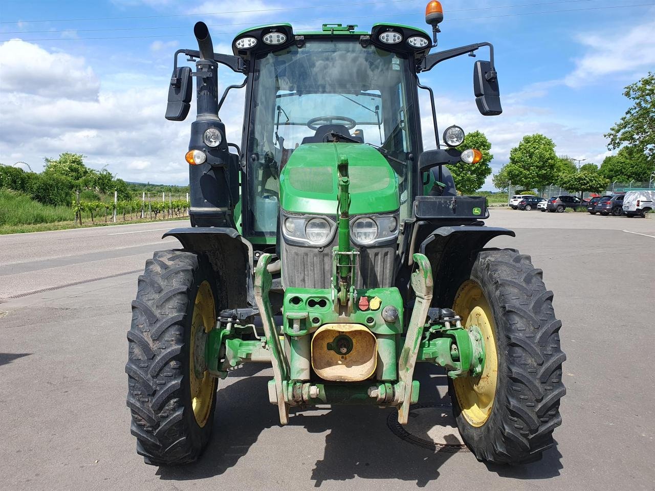 Traktor van het type John Deere 6120M AP, Gebrauchtmaschine in Niederkirchen (Foto 2)