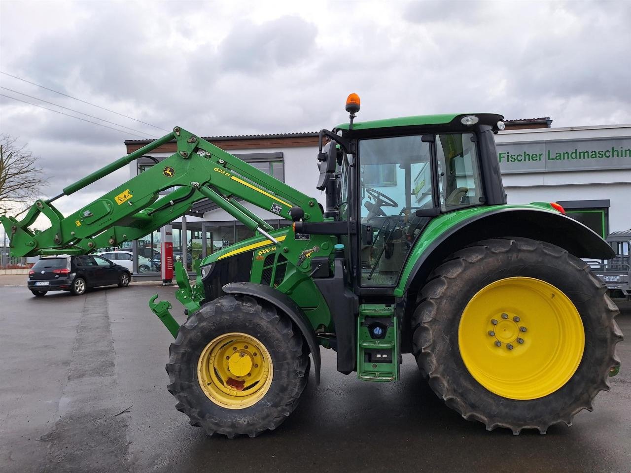 Traktor van het type John Deere 6120M AQ+, Gebrauchtmaschine in Niederkirchen (Foto 4)
