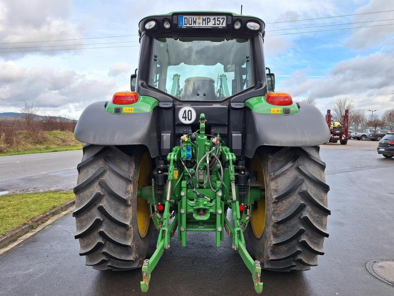 Traktor van het type John Deere 6120M AQ+, Gebrauchtmaschine in Niederkirchen (Foto 7)