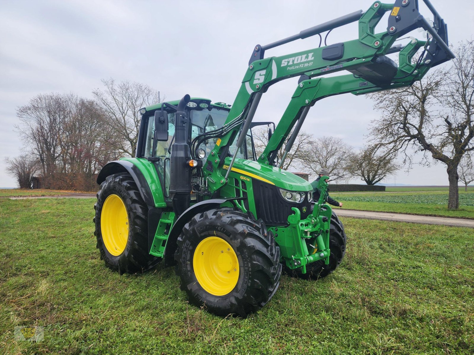 Traktor Türe ait John Deere 6120M AutoPowr AutoTrac Frontlader b7, Gebrauchtmaschine içinde Willanzheim (resim 8)