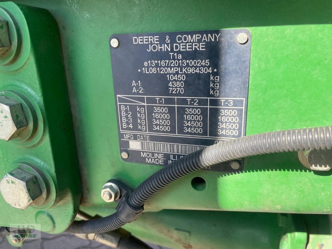 Traktor des Typs John Deere 6120M, Gebrauchtmaschine in Barsinghausen OT Groß Munzel (Bild 15)