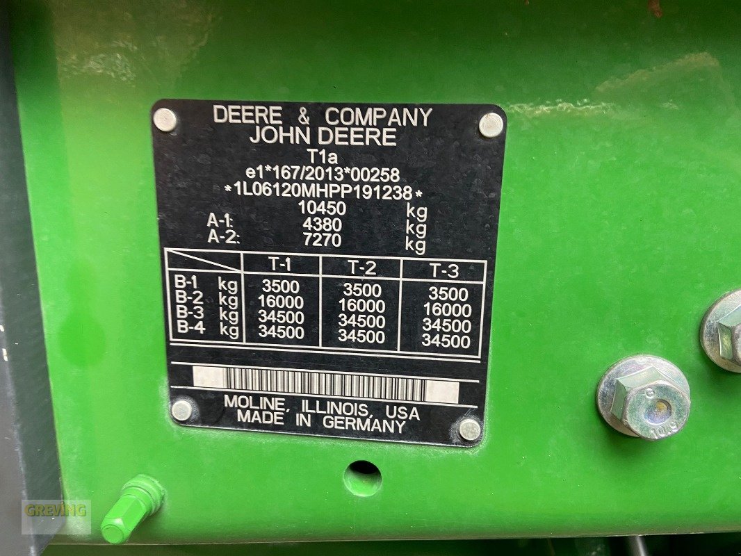 Traktor typu John Deere 6120M, Gebrauchtmaschine v Ahaus (Obrázek 15)