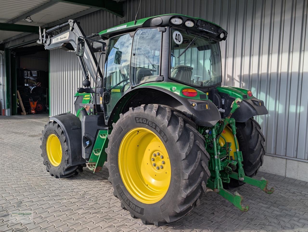 Traktor del tipo John Deere 6120R  AQ+40, Gebrauchtmaschine In Bad Wildungen - Wega (Immagine 4)