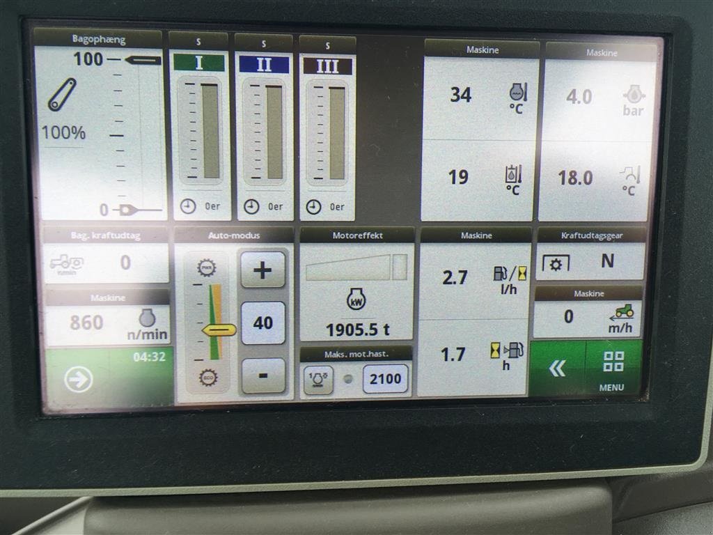 Traktor des Typs John Deere 6120R m/Frontlæsser og Greenstar-Ready, Gebrauchtmaschine in Bjerringbro (Bild 13)