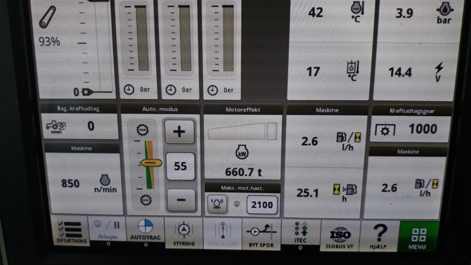 Traktor del tipo John Deere 6120R Premium m/Eco-shift og krybegear, Gebrauchtmaschine en Toftlund (Imagen 7)