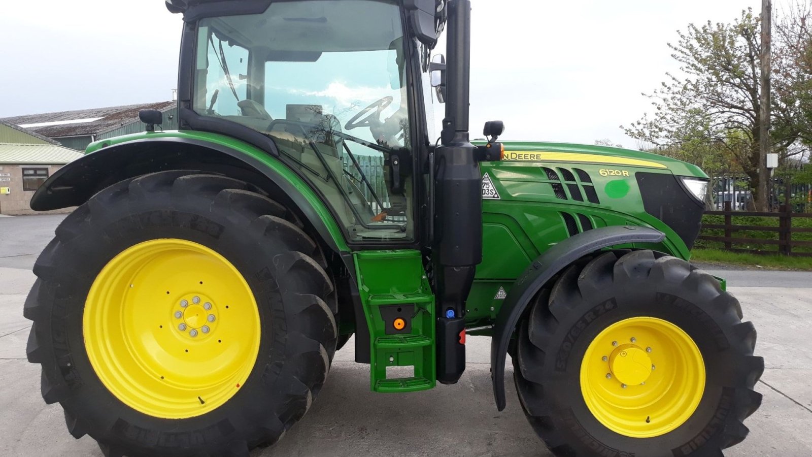 Traktor del tipo John Deere 6120R Premium m/Eco-shift og krybegear, Gebrauchtmaschine en Toftlund (Imagen 11)