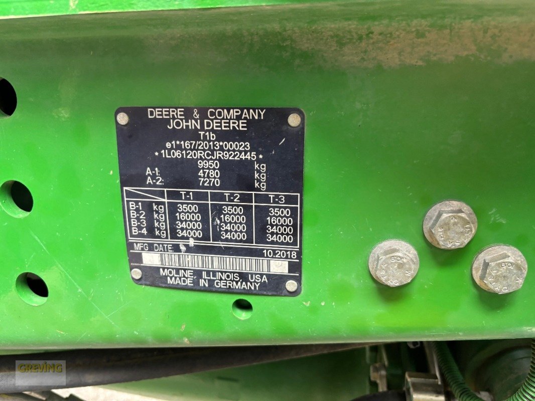 Traktor typu John Deere 6120R, Gebrauchtmaschine v Ahaus (Obrázek 15)