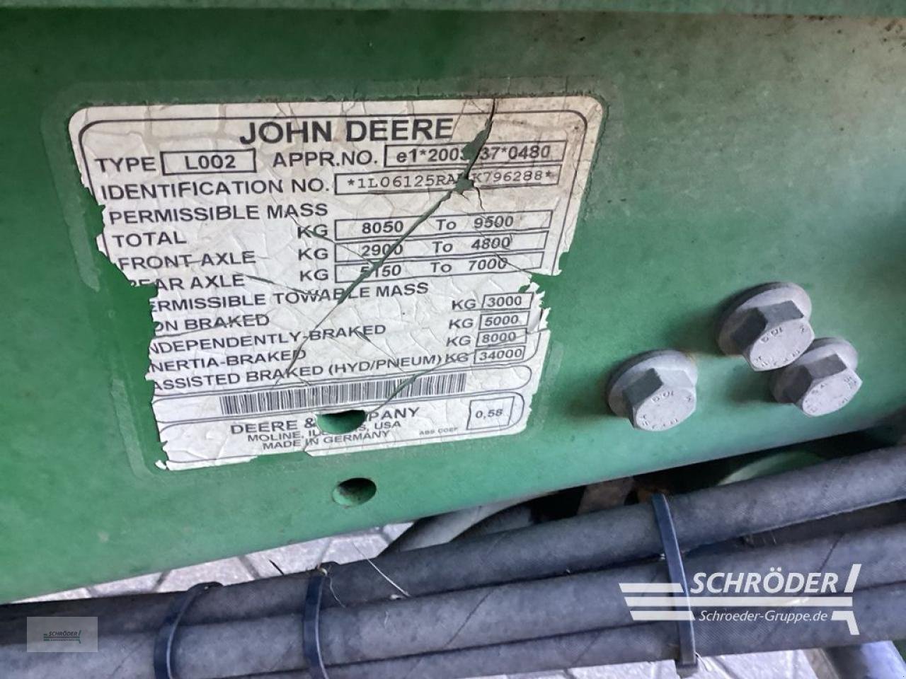 Traktor des Typs John Deere 6125 R, Gebrauchtmaschine in Norden (Bild 8)