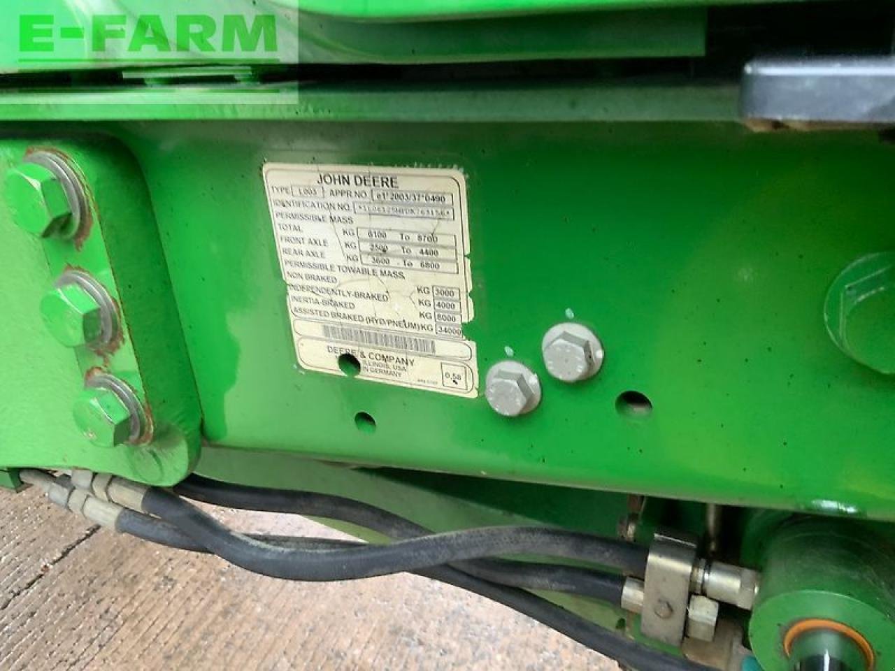 Traktor of the type John Deere 6125m tractor (st25213), Gebrauchtmaschine in SHAFTESBURY (Picture 16)