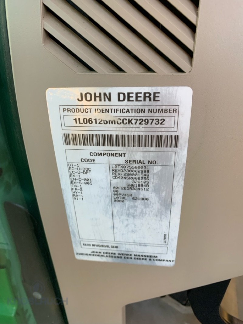 Traktor Türe ait John Deere 6125M, Gebrauchtmaschine içinde Kandern-Tannenkirch (resim 14)