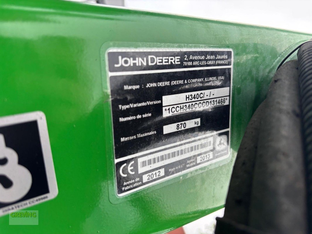 Traktor typu John Deere 6125R inkl. John Deere H340, Gebrauchtmaschine w Ahaus (Zdjęcie 16)