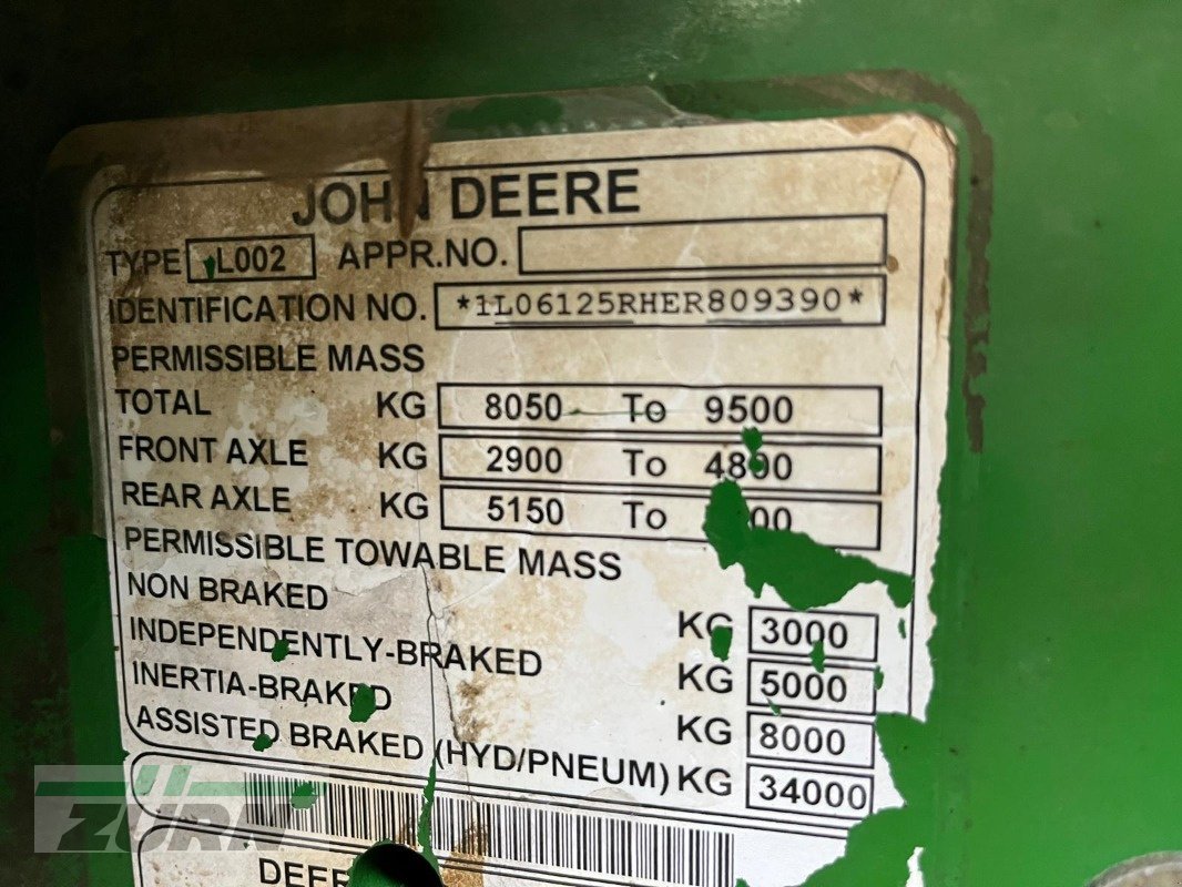 Traktor typu John Deere 6125R, Gebrauchtmaschine v Holzgünz - Schwaighausen (Obrázek 29)