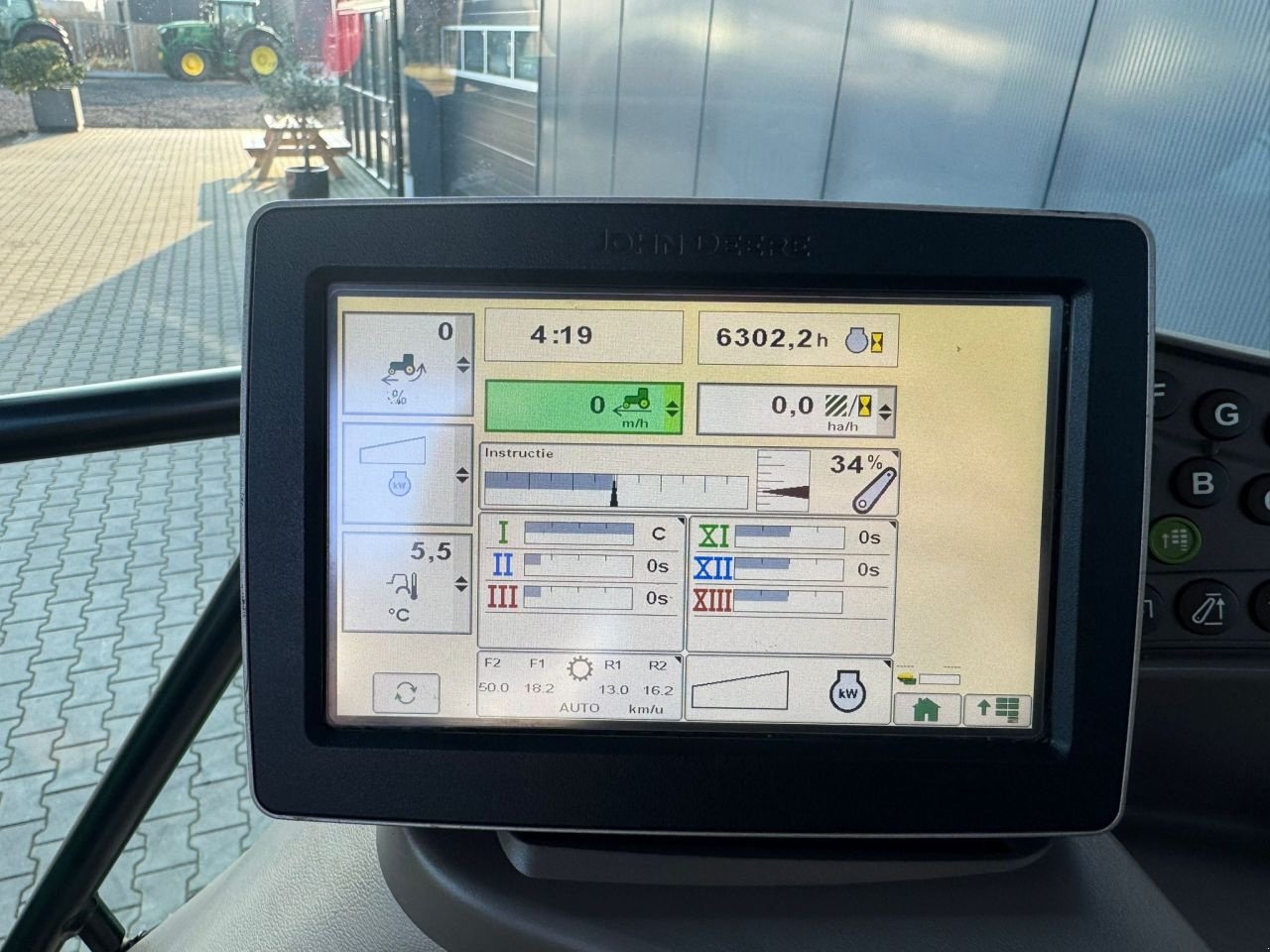 Traktor Türe ait John Deere 6125R, Gebrauchtmaschine içinde Daarle (resim 11)