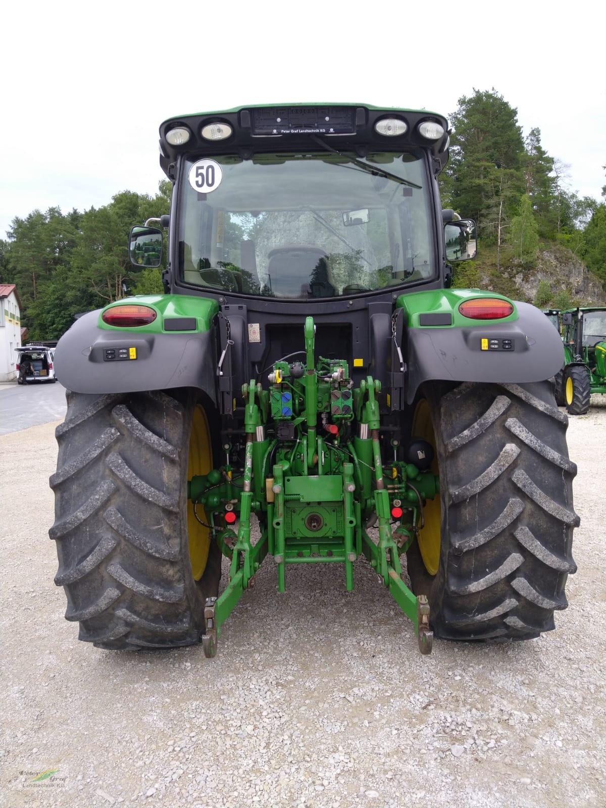 Traktor типа John Deere 6125R, Gebrauchtmaschine в Pegnitz-Bronn (Фотография 8)