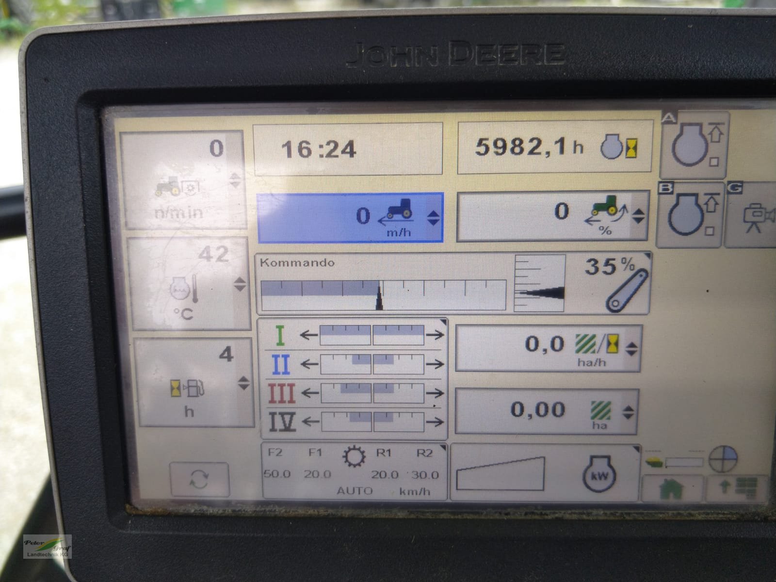 Traktor типа John Deere 6125R, Gebrauchtmaschine в Pegnitz-Bronn (Фотография 15)