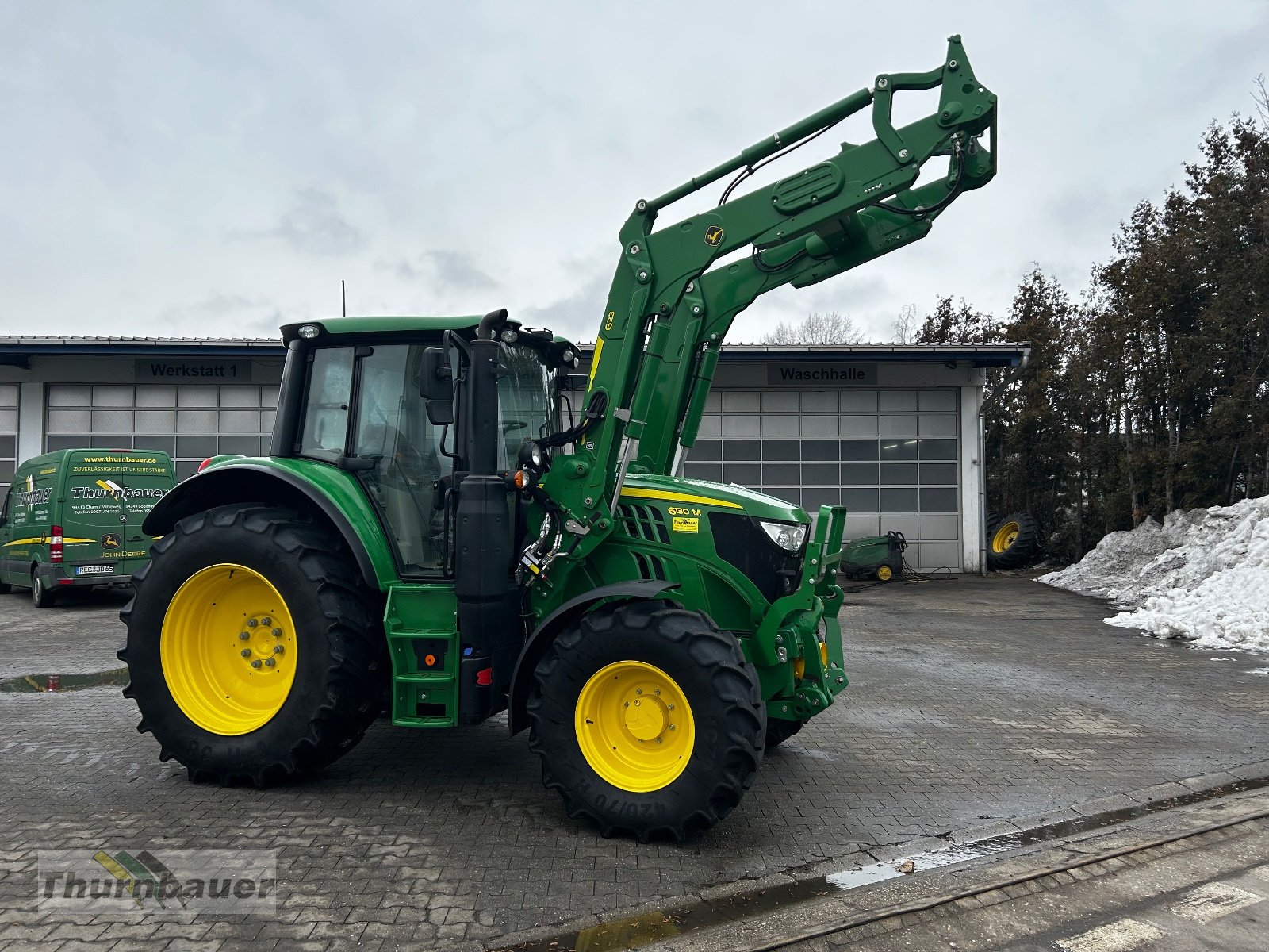Traktor от тип John Deere 6130M, Gebrauchtmaschine в Cham (Снимка 9)