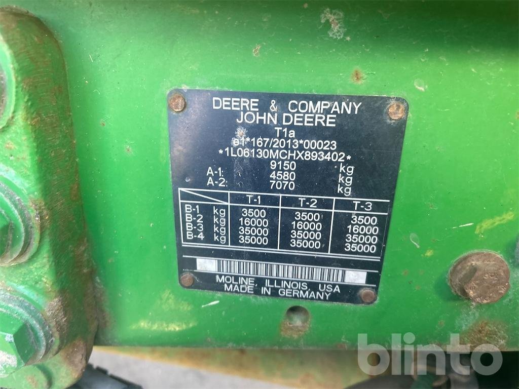 Traktor tipa John Deere 6130M, Gebrauchtmaschine u Düsseldorf (Slika 6)