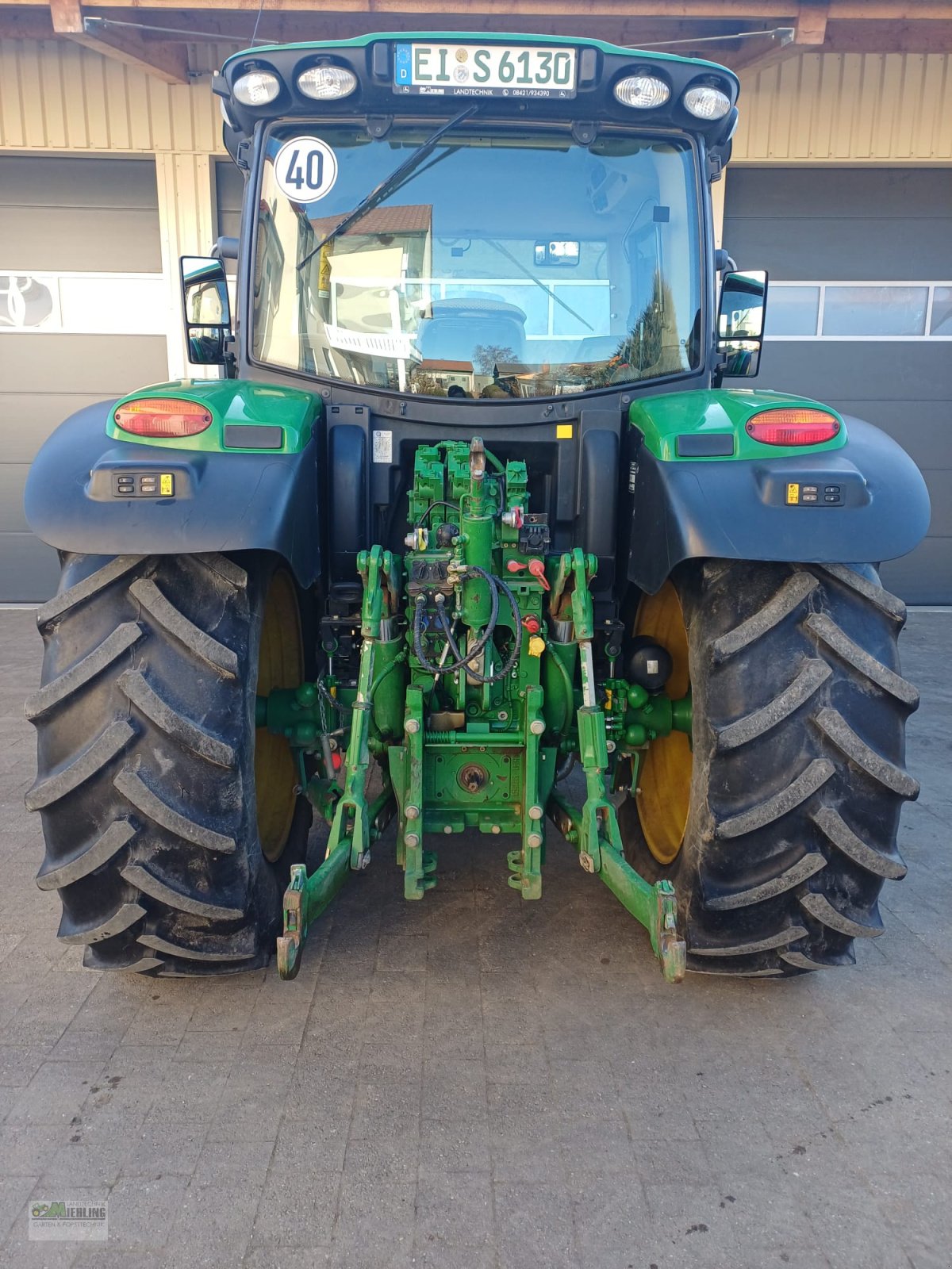 Traktor del tipo John Deere 6130R AutoPowr 3750h, Gebrauchtmaschine In Pollenfeld (Immagine 9)