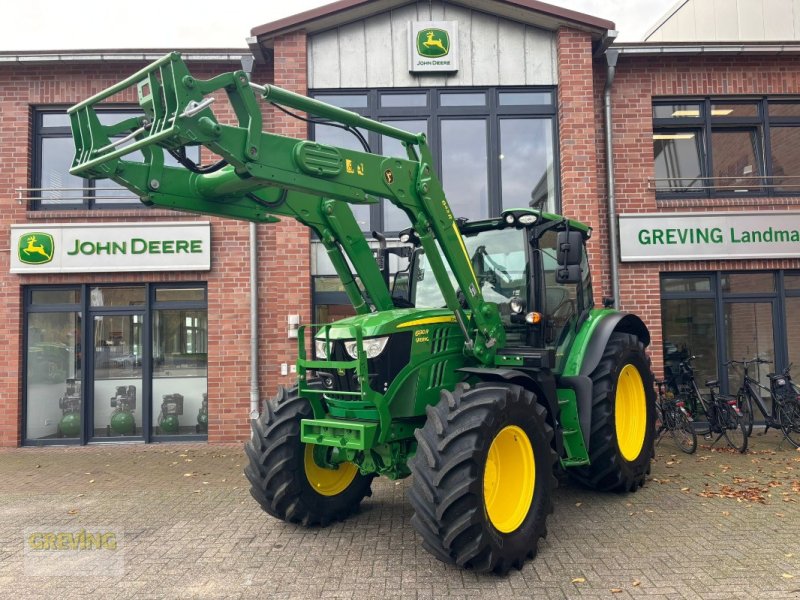 Traktor des Typs John Deere 6130R inkl. John Deere 643R, Gebrauchtmaschine in Ahaus (Bild 1)