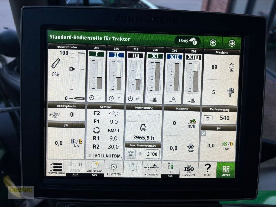 Traktor типа John Deere 6130R inkl. John Deere 643R, Gebrauchtmaschine в Ahaus (Фотография 11)