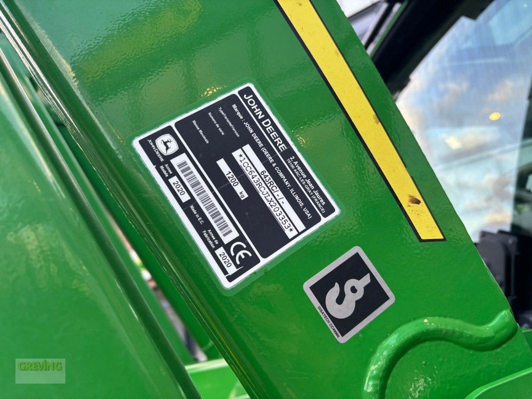 Traktor типа John Deere 6130R inkl. John Deere 643R, Gebrauchtmaschine в Ahaus (Фотография 15)