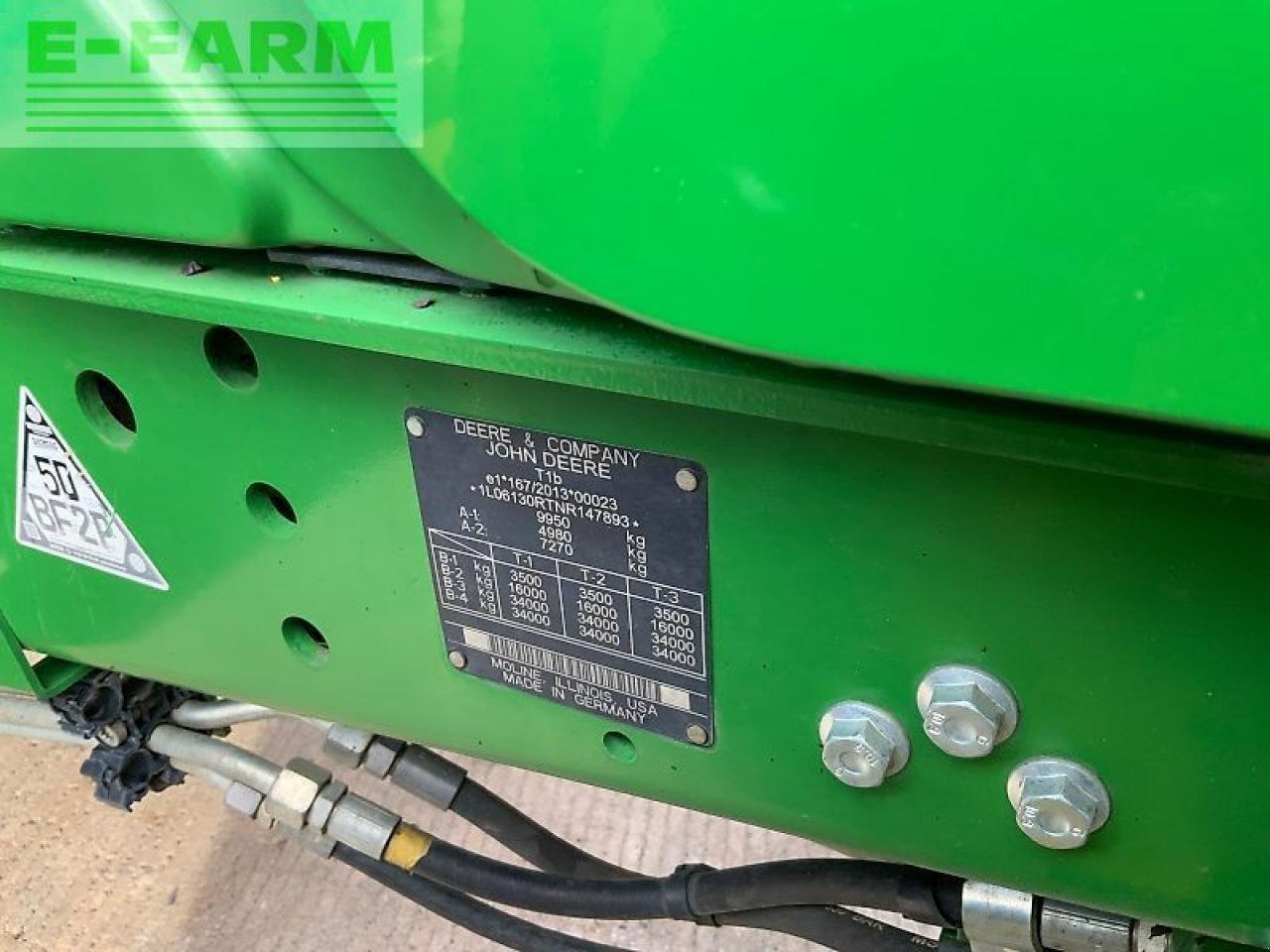 Traktor типа John Deere 6130r premium edition tractor (st25360), Gebrauchtmaschine в SHAFTESBURY (Фотография 16)