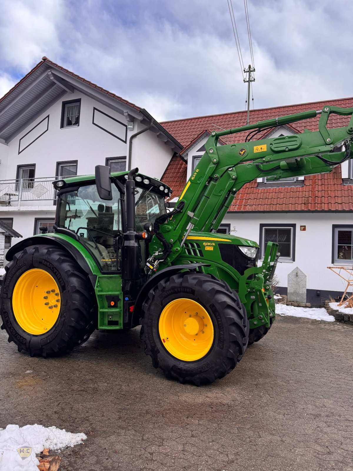 Traktor des Typs John Deere 6130R Pro AutoTrac Frontlader, Gebrauchtmaschine in Willanzheim (Bild 2)