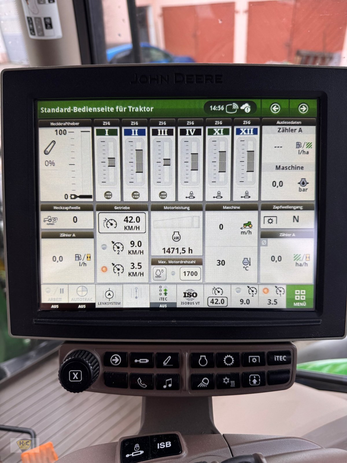 Traktor des Typs John Deere 6130R Pro AutoTrac Frontlader, Gebrauchtmaschine in Willanzheim (Bild 8)