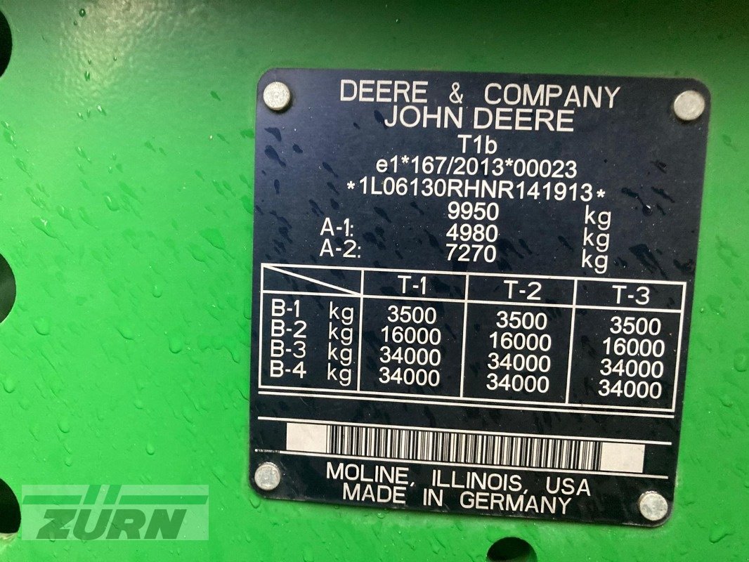 Traktor typu John Deere 6130R, Gebrauchtmaschine v Kanzach (Obrázek 30)